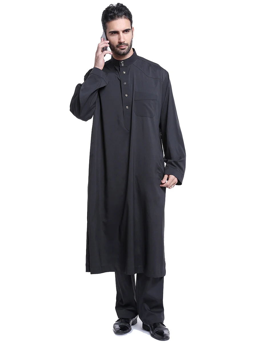 Traditional Iraqi Style Muslim Thobe Robe For Man - Buy Iraq Thobe ...