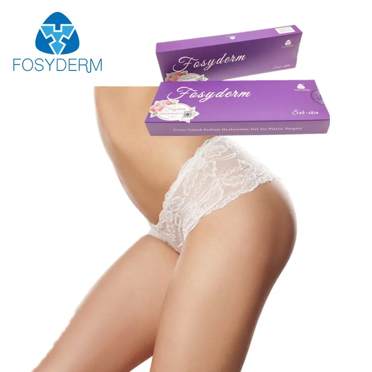 

Fosyderm 20ml Subskin Injectable Hyaluronic Acid Dermal Filler Buttock, Transparent