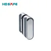 Satin Stainless Steel Oval Flush Finger Pull for glass sliding door