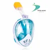 High Quality Product Anti-Fog Dry Diving Snorkeling Full Face Colorful Silicone Mask for Adults and Kids