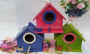 Colorful Lukisan Paulownia Kayu Sangkar Burung Buy Colorful