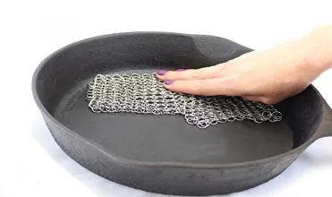 Small ring mesh scrubber