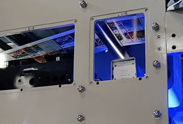 Installation of UV LED flexo printer