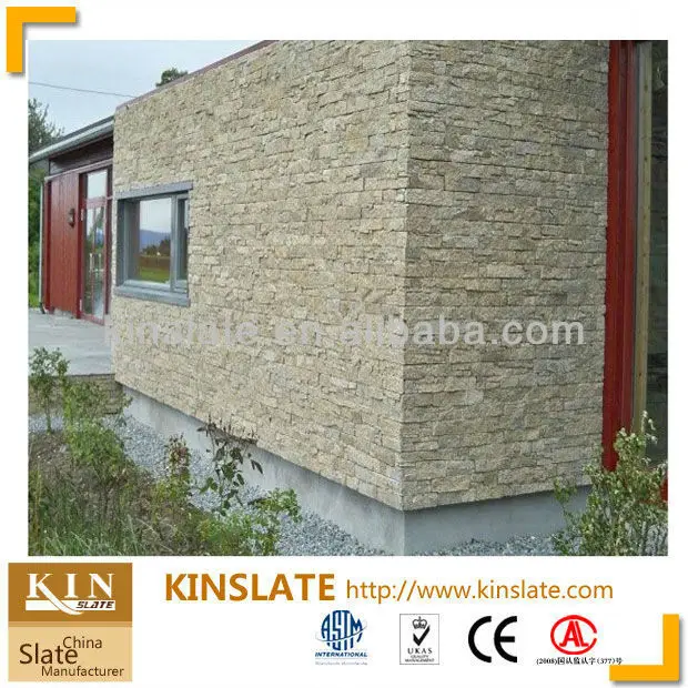 Beige Natural Stone Exterior Wall Decoration - Buy Wall Decoration