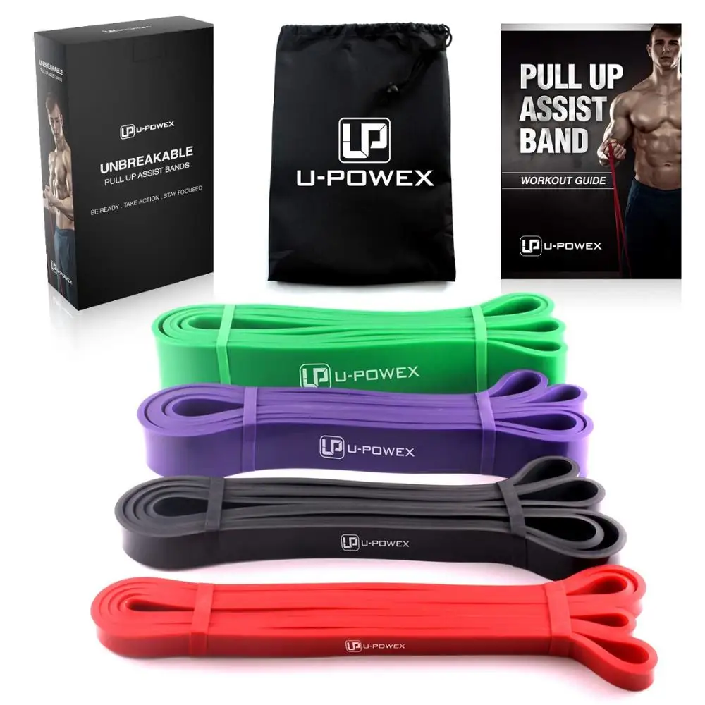 

latex bungee pull up large resistance training fitness flexibility band training resistance bands for boxing pull ups band, Red/black/purple/green