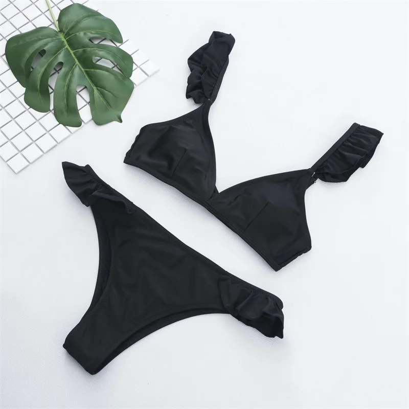 

High quality Women Push-up Padded Swimwear Beachwear Two Piece Sexy Bikini, Mixed colors