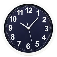 

25cm Quality Plastic White Wall Clock Silent Wall Watch Decoration