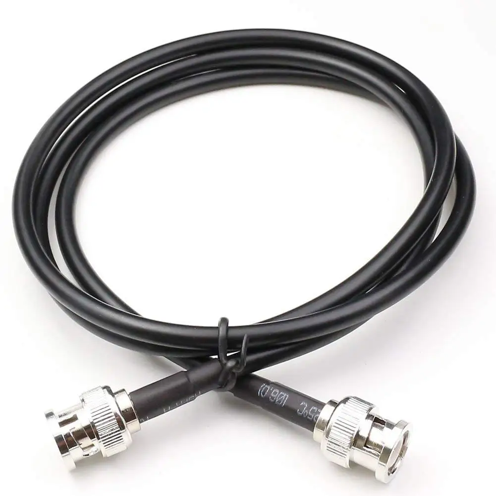 1 foot RG58 PL259 UHF Male to BNC FEMALE BIG BULKHEAD Pigtail Jumper RF