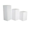 Square Perspex Acrylic Display Pedestal, Clear Acrylic Floor Standing Plinths For Wedding