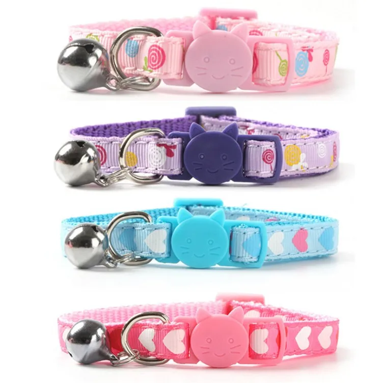 

Hot Sale Cute Cat Collar Luxury For Small Dogs, 12colors