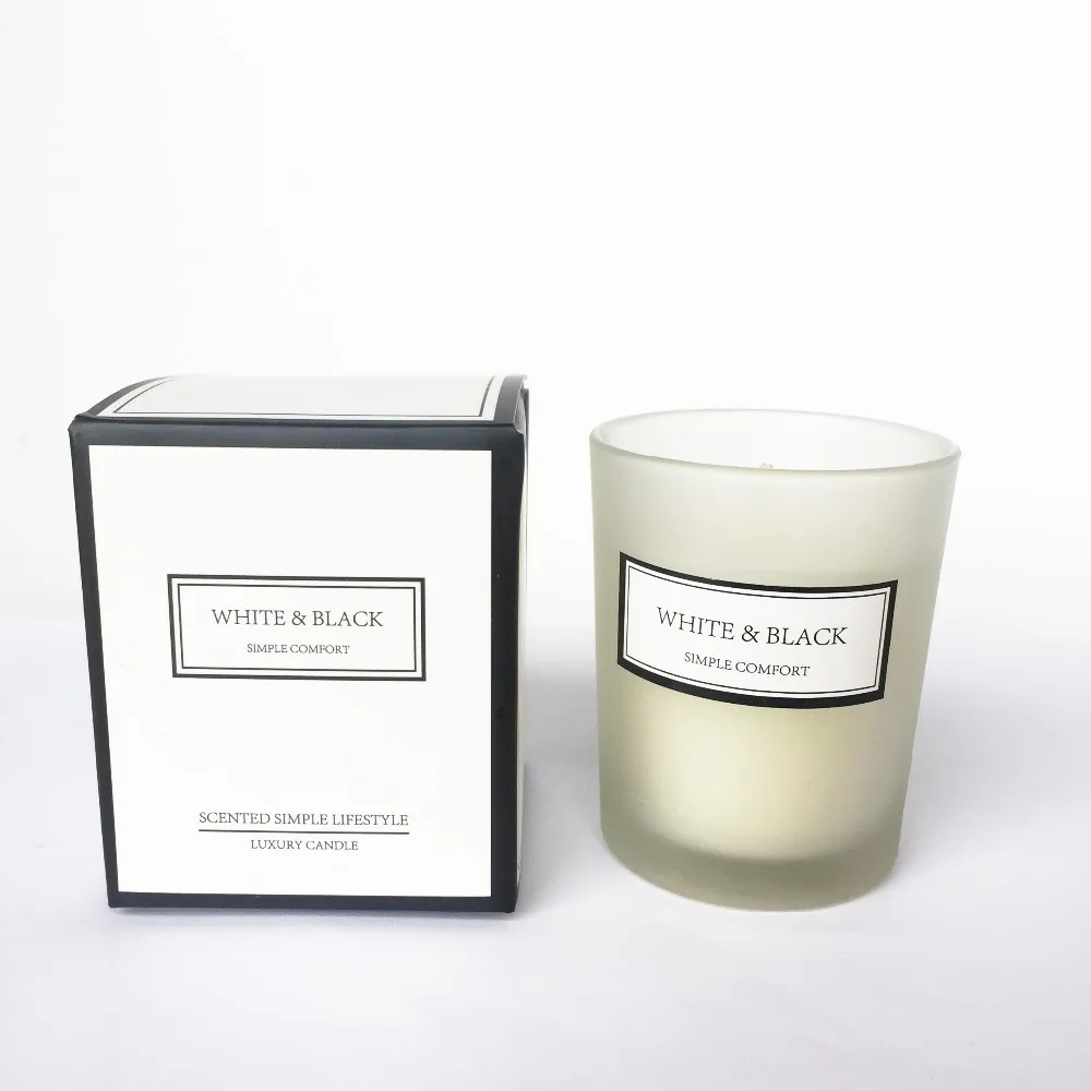 Wholesale Custom Printed Frosted 4oz Empty Glass Candle Jar With Wooden Lid Buy Candle Jars