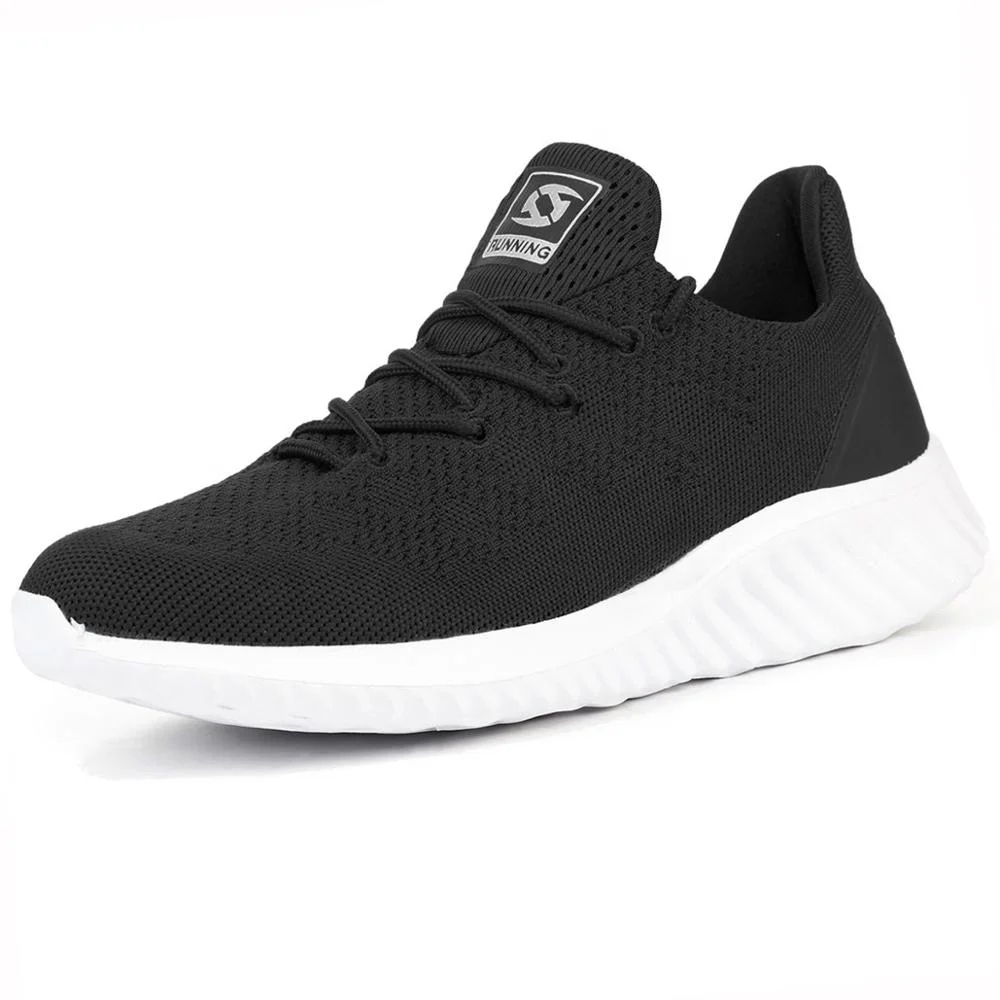 

Wholesale New Men Running Shoes Fashion Breathable Sneakers Mesh Soft Sole Casual Athletic Lightweight Walking Shoes, Black/black&white/white/blue/army green