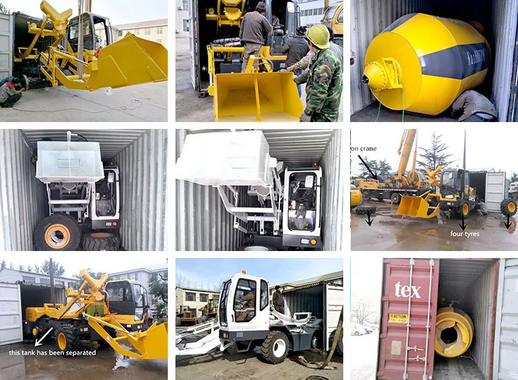 M M M M M M Self Loading Concrete Mixer With