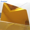 High reflective Gold Acrylic Mirror sheet two way mirror acrylic