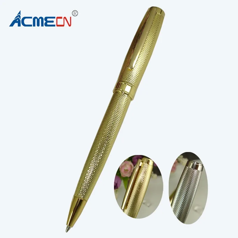 logo soft rubber grip pen classic antique design ball pens back