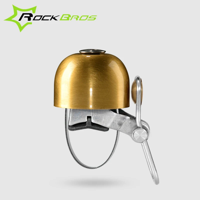 

2015 ROCKBROS Classical Stainless Bell Cycling Horns Bike Handlebar Bell Horn Crisp Sound Bike Horn Safety Bicycle Accessories, Black;gold;sliver;copper