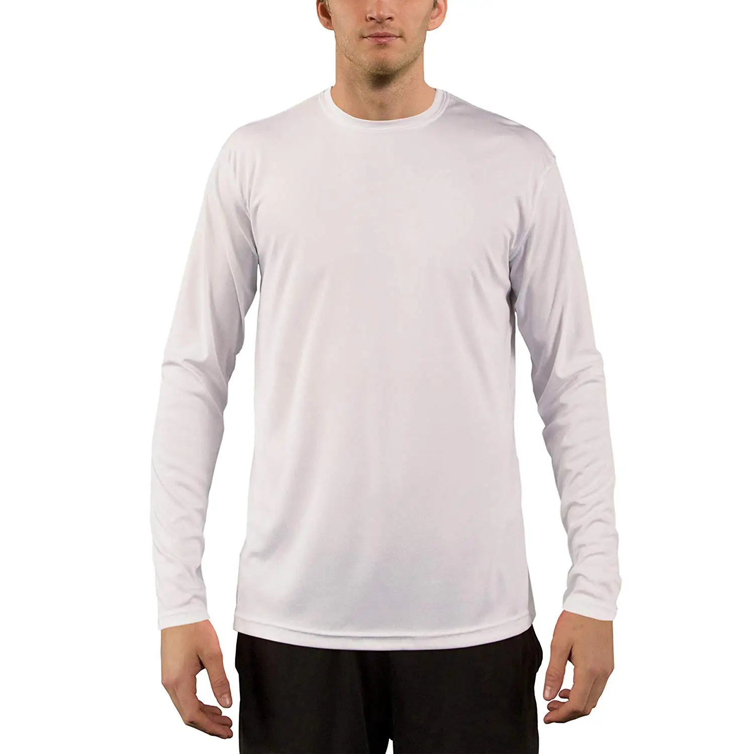 

Men's UPF 50+ UV Sun Protection Performance Long Sleeve T-Shirt, Customizable