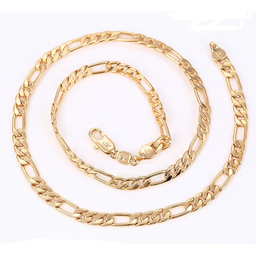 

43179 Xuping Jewelry 18K Gold Plated Fashion Chain Necklace