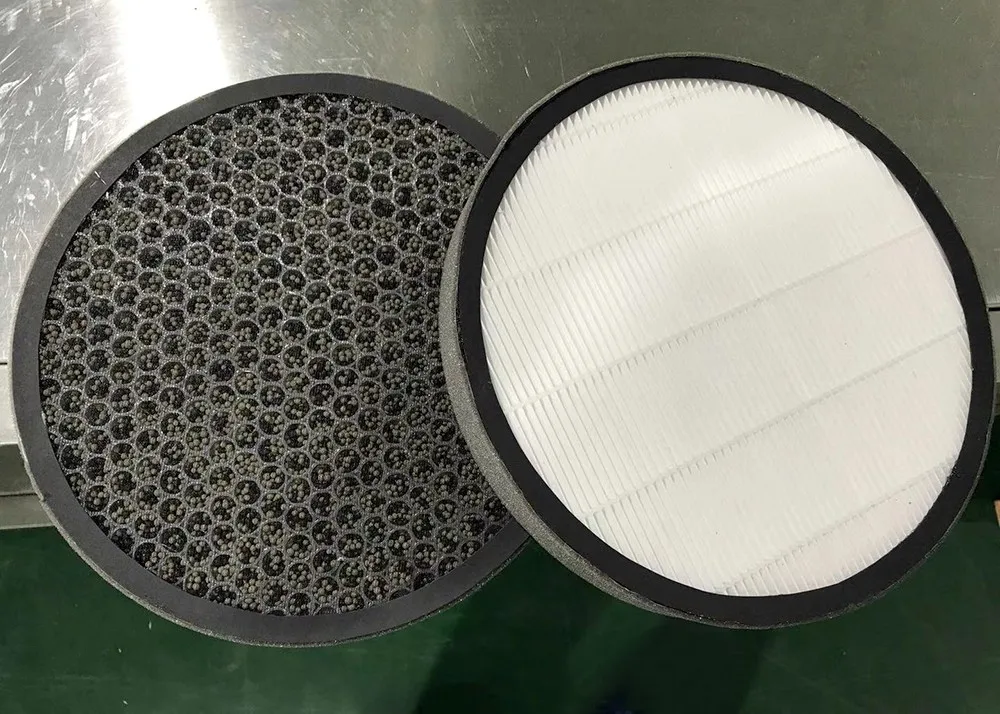 高效压缩颗粒过滤 h13h14 hepa 百褶气缸空气过滤器