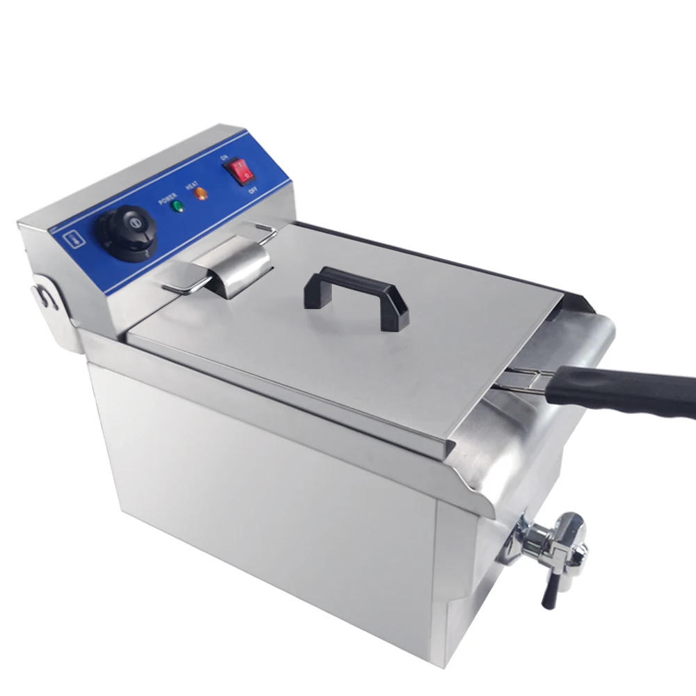 Counter Top Commercial Electric Deep Fryer / Heavy Duty Deep Fryers