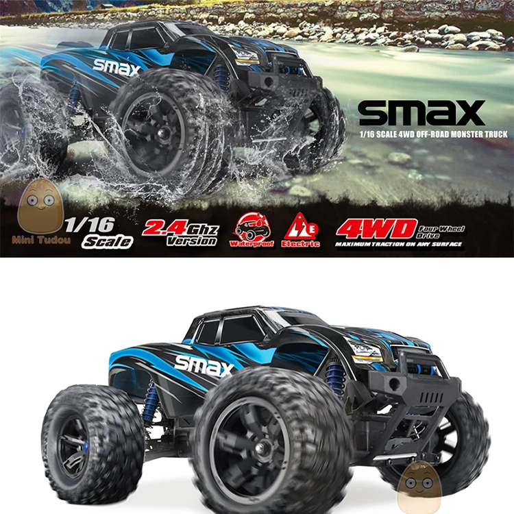 Remo 1/16 Rc Truck Waterproof 4wd 2.4ghz 4x4 Rc Off-road Brushed ...
