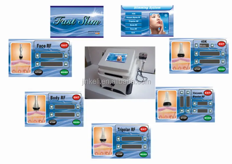 High quality ultrasonic liposuction cavitation slimming machine weight loss machine,cavitation rf