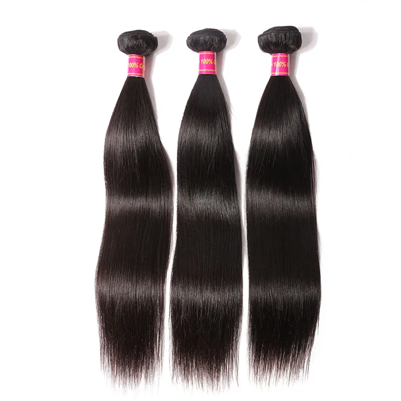 

9A Original Brazilian Human Hair Extension Silk Straight Wave Virgin Brazilian Hair Weaving weft