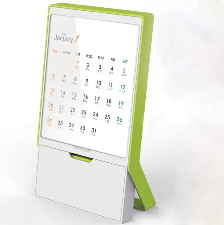 Custom Plastic Stand Desk Calendar Desktop Table Calendar Buy