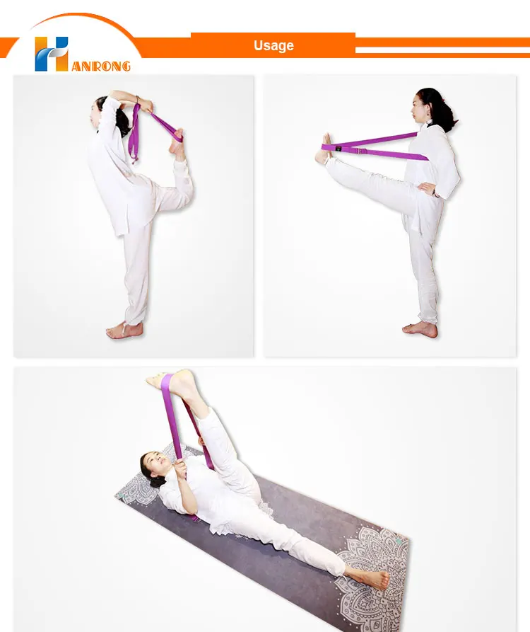 Good Quality Fitness Cotton Yoga bing Strap Buy Fitness Yoga Strap