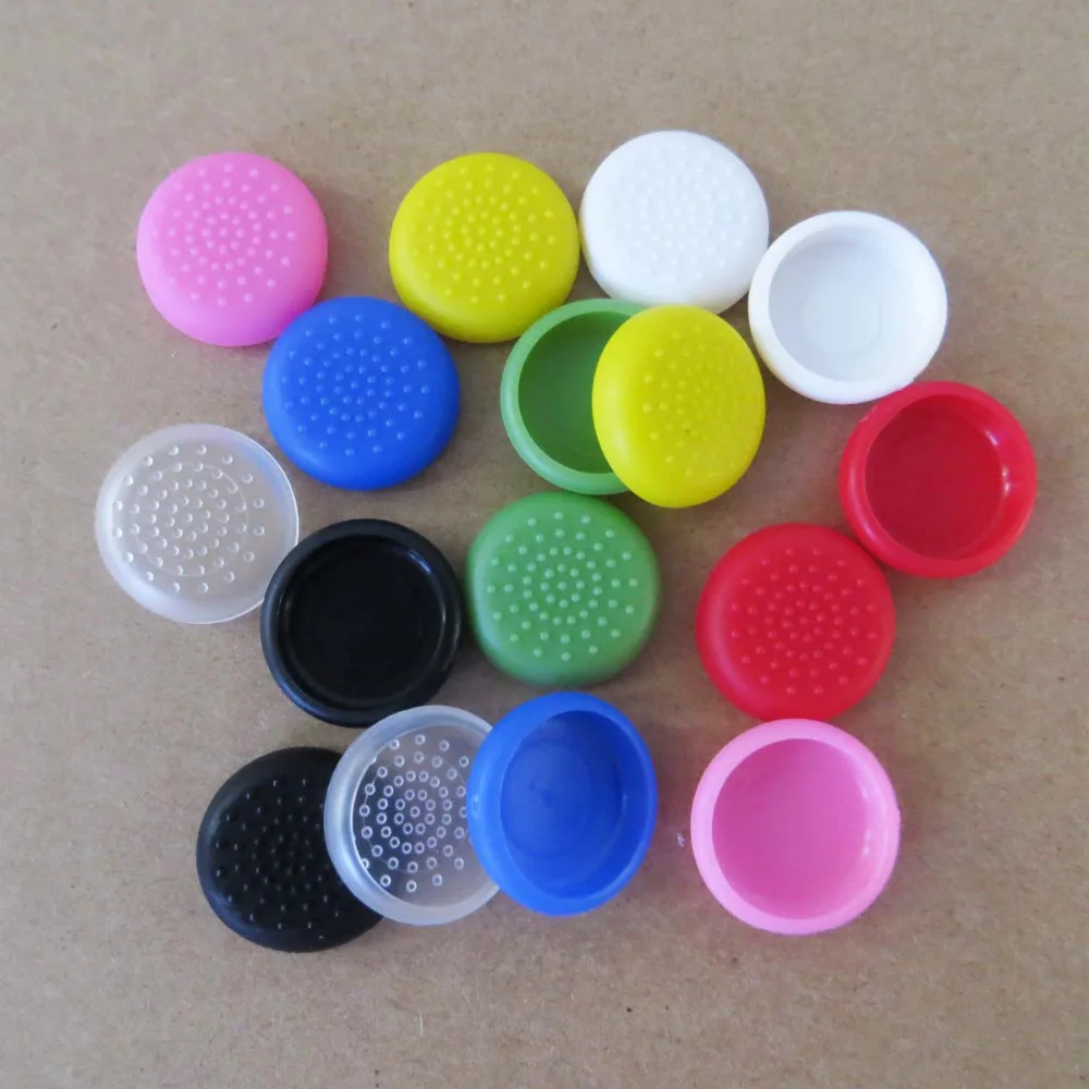 

TPU cover caps For PS3 controller thumbstick grips for play station 4, White blue red green black pink orange yellow
