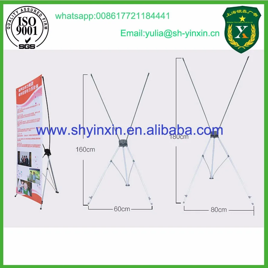 Custom Size 60 160cm 80 180cm Banner Display X Banner Stand