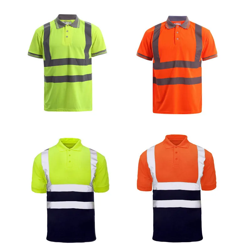 Construction Uniforms Safety Long Sleeve Hi Vis Reflective Road Safety ...