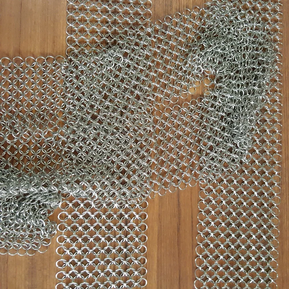 Wholesale Stainless Steel Chainmail Ring Mesh With Aluminum Curtain