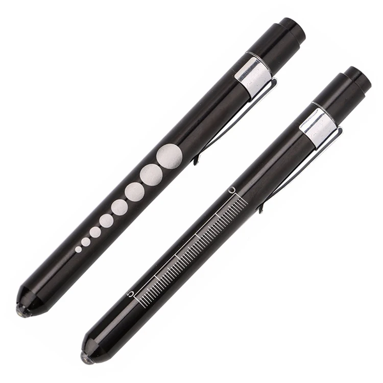 Pocket Nurses Doctor Eyes Diagnostic Pen Torch Yellow Led Light Pupil