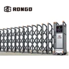 Rongo samples of iron wheel driveway gate china