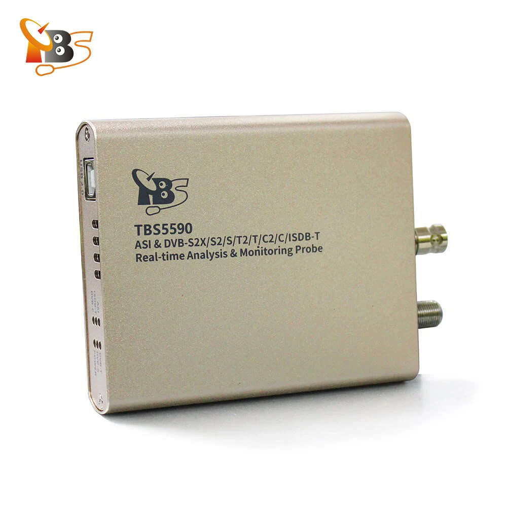 
TBS5590 Multi-standard DVB-S2 DVB-T2 DVB-C ISDB-T Real-time Analysis & Monitoring Probe 