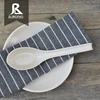 Hot selling cheap restaurant flatware modern design names of melamine white plastic soup spoons print