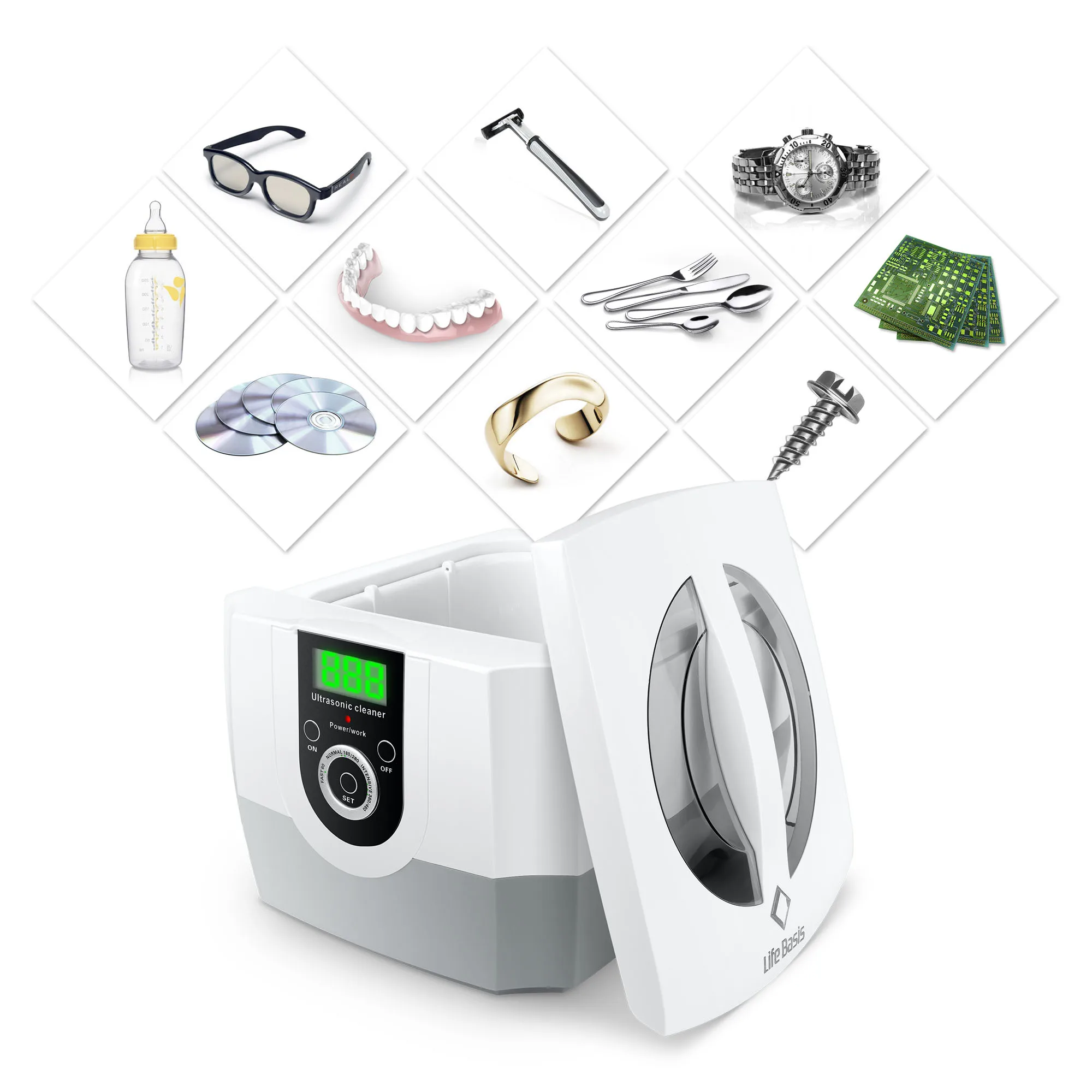 CD-7920 ultrasonic cleaning washing machine digital eyeglasses ultrasonic cleaner