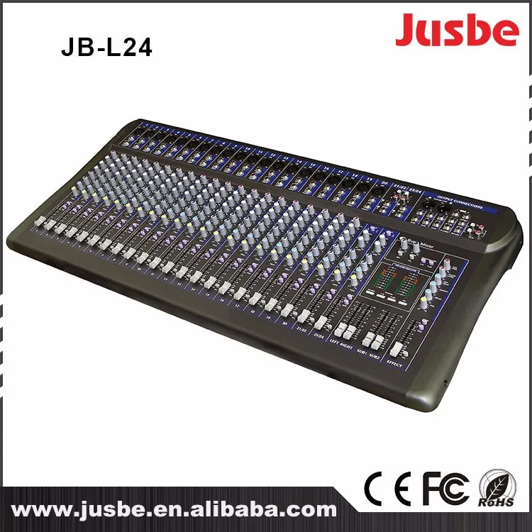 Factory Price 24 Channel High Sound Quality Studio Mixer Dj Music Audio