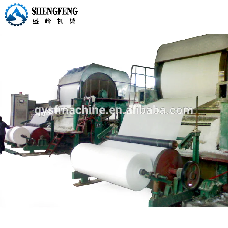 Second Hand Toilet Paper Making Machine Paper Jumbo Roll Cutting