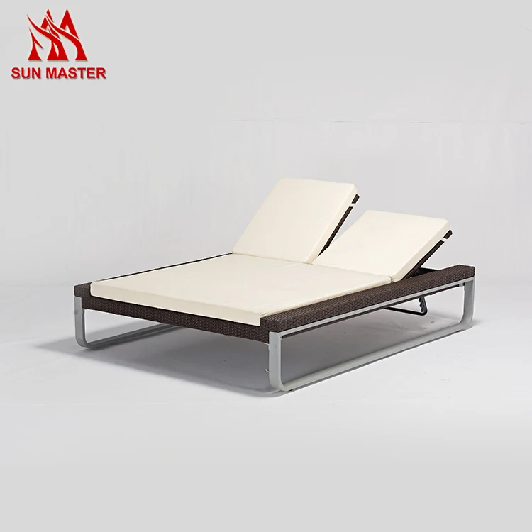 Direct Factory Sale Luxury Beach Swimming Pool Aluminum Mesh Sun Lounge Outdoor Chair