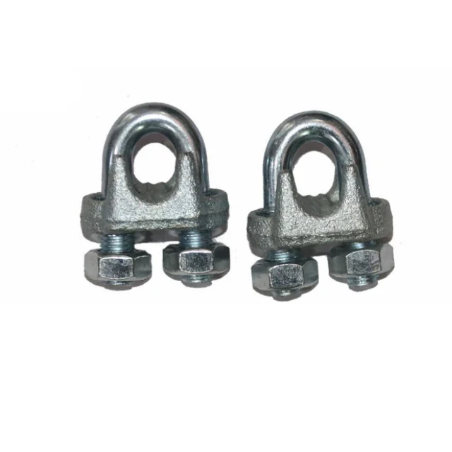 
Top selling galvanized steel wire rope clips M8, other size are full in stock 