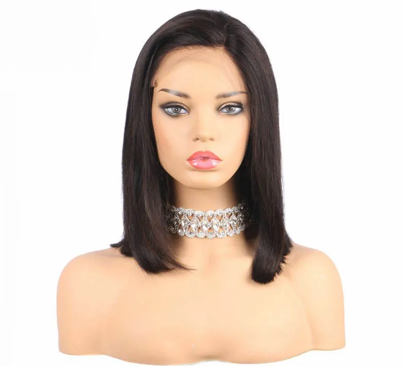 

Brazilian hair silk full lace wigs 200 density silk base full lace wig for white women
