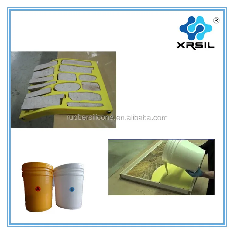 
Concrete stone tiles yellow clear polyurethane rubber 