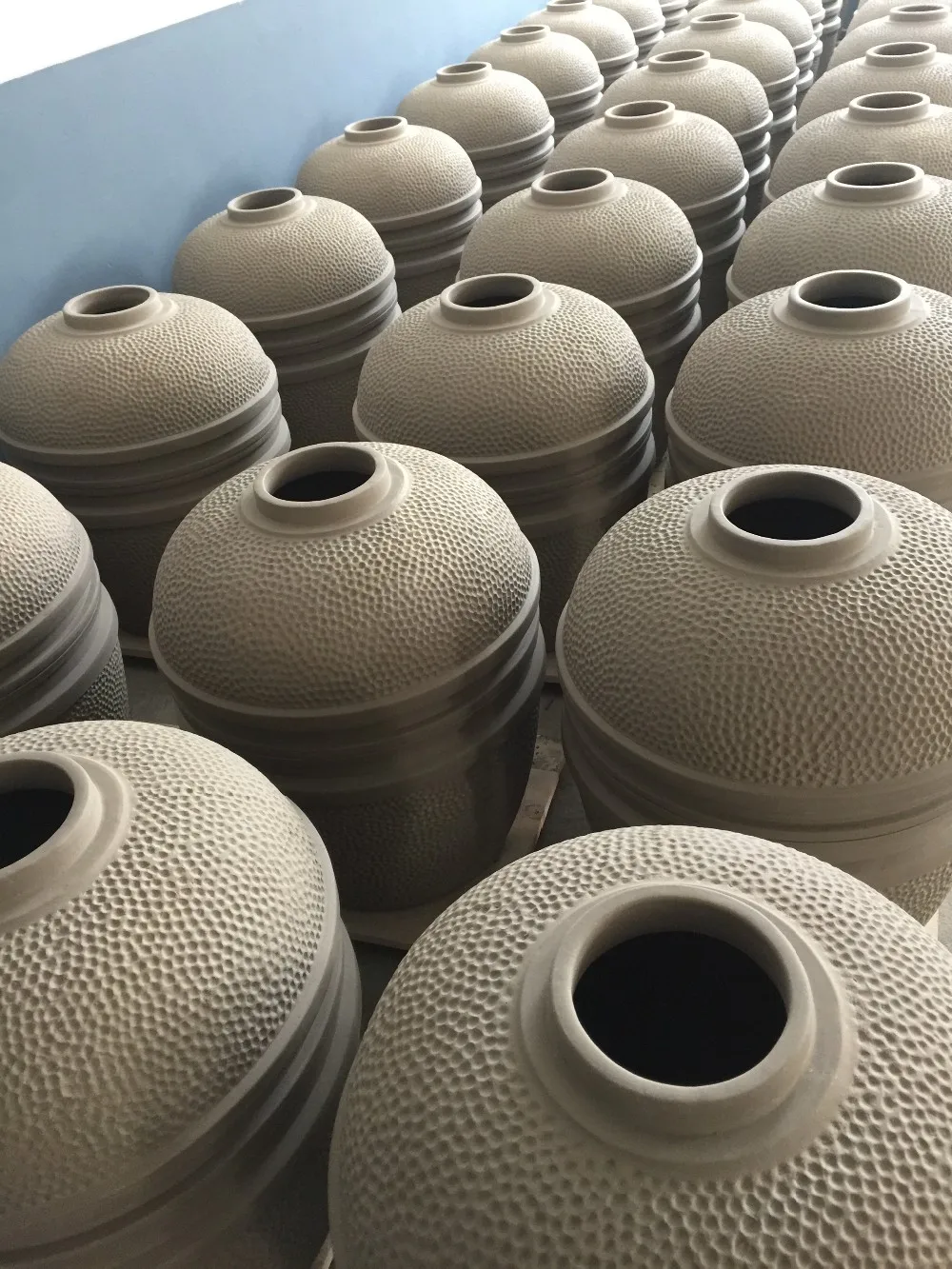 Charcoal Bbq Grill Egg Shape Grill With Moveable Stand Ceramic Barbecue