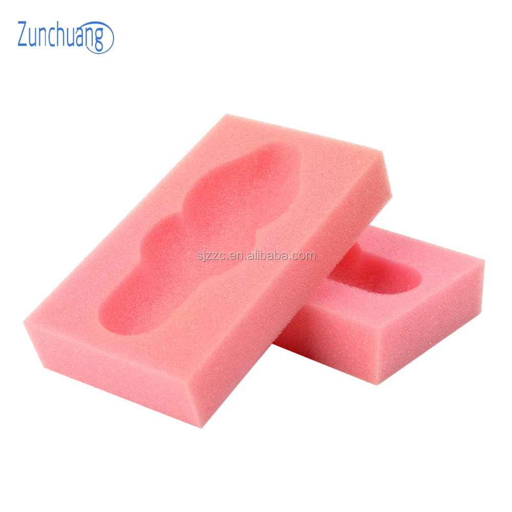 Soft Pu Packing Foam Inlay Polyurethane Foam Insert For Glass Tube