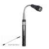 Smiling shark multifunctional 3 led pen flexible flashlight with pocket clip telescopic magnetic torch