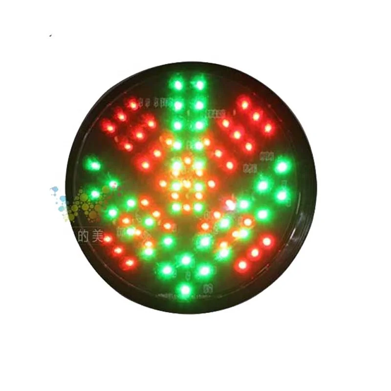 200mm red cross green arrow signal module led traffic light