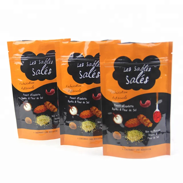 
OEM Customized Food Grade Candy Packaging Non Zipper Plastic Doypack 