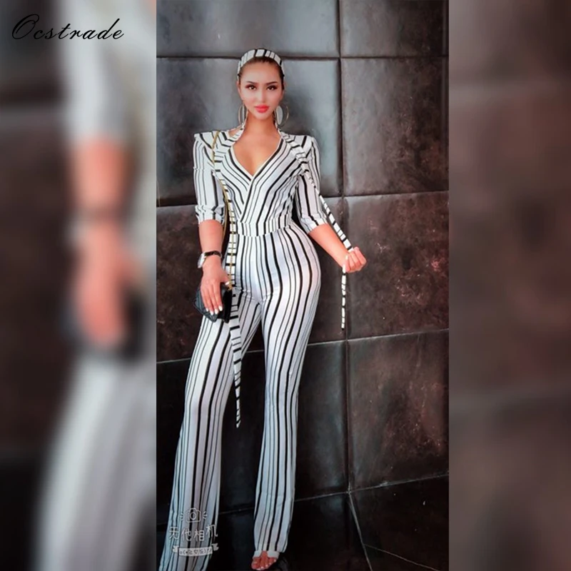 mid sleeve jumpsuit